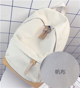 帆布雙肩包