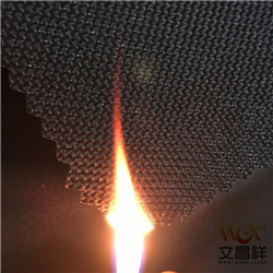 測試600d阻燃牛津布有阻燃防火效果-文昌祥
